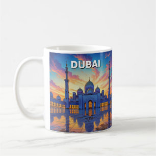 Dubai Grand Mosque UAE Sunset Kaffeetasse