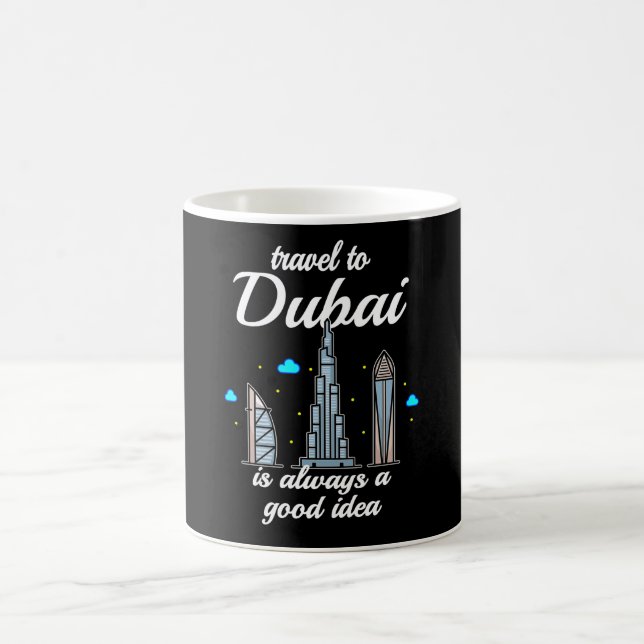 Dubai ist immer eine gute Idee Kaffeetasse (Mittel)
