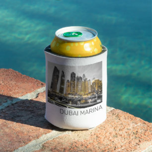 Dubai Marina City UAE Skyline Vintag Panorama Dosenkühler