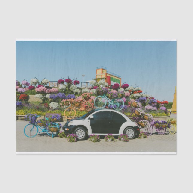 Dubai Miracle Garden Seidenpapier (Vorderseite)