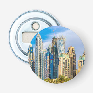 Dubai moderne Wolkenkratzer Corniche Flaschenöffner