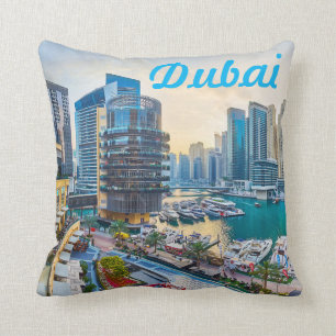 Dubai moderne Wolkenkratzer Corniche Kissen
