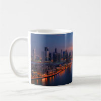 DUBAI NIGHT LIFE KAFFE TASSE