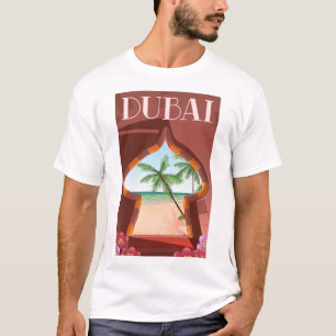 Dubai-Palast-Reiseposter T-Shirt