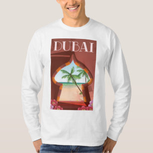 Dubai-Palast-Reiseposter T-Shirt