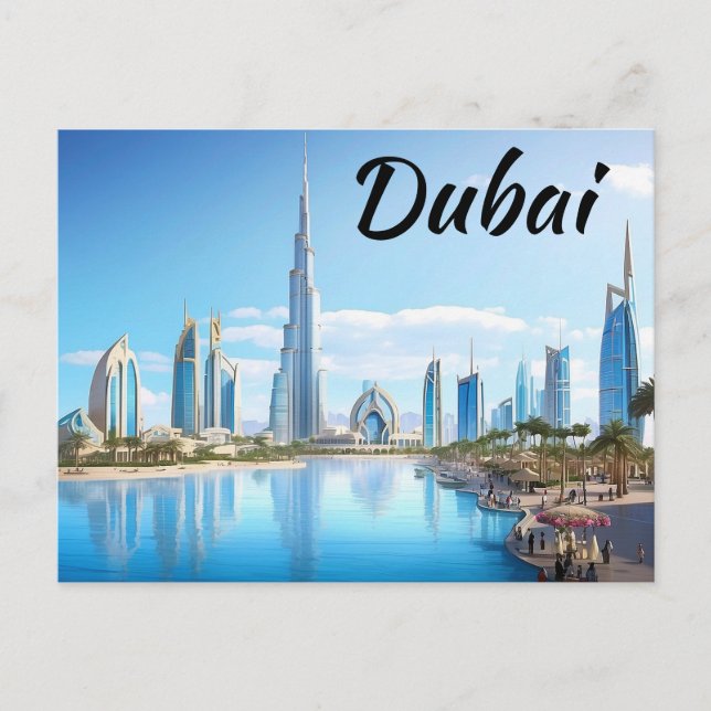 Dubai Postcard Postkarte (Vorderseite)