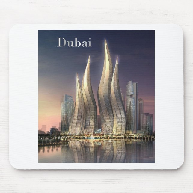 Dubai ragt hoch (durch St.K) Mousepad (Vorne)