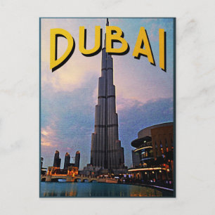 Dubai Reise Postkarte