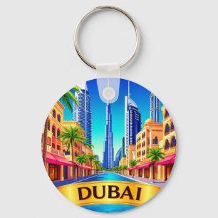 🧲 Dubai-Reiseziel auf der Bucket List 🌍 Schlüsselanhänger