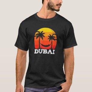 Dubai Retro Sunset Sommer Vintager Urlaub Dubai T-Shirt