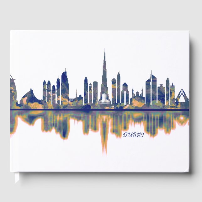 Dubai Skyline Gästebuch (Vorderseite)