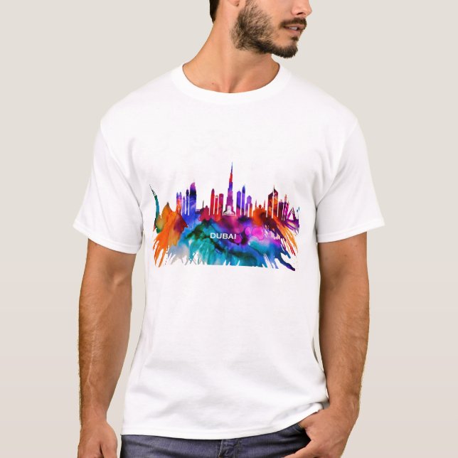 Dubai Skyline T-Shirt (Vorderseite)