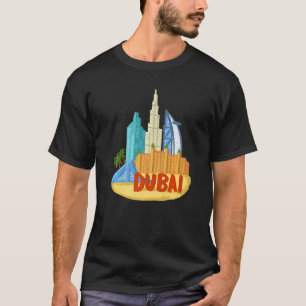 Dubai Stadt UAE Souvenir für Männer Frauen 1 T-Shirt