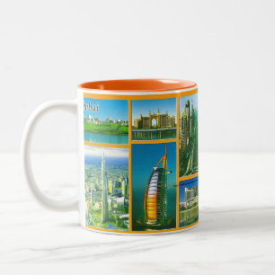 DUBAI-TASSE DURCH MOJISOLA A GBADAMOSI OKUBULE ZWEIFARBIGE TASSE