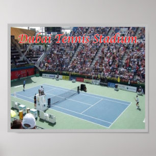 Dubai - Tennis-Stadion - Poster