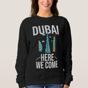Dubai United Arab Emirates Uae City Trip Skyline M Sweatshirt