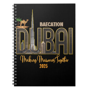 Dubai Urlaub Capture the Magic Your Adventure Notizblock