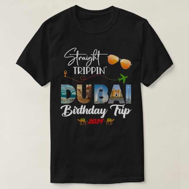 Dubai Vacation Arab Emirates Trip T-Shirt (Design vorne)