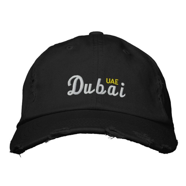 Dubai VAE Bestickte Kappe (Vorderseite)