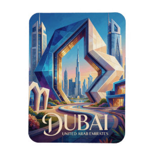 Dubai VAE Burj Khalifa Moderne Skyline Reise Magnet