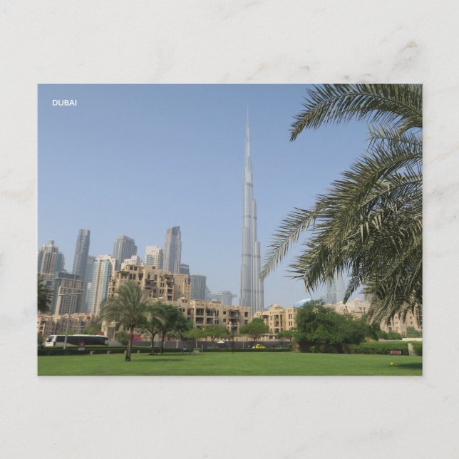 Dubai VAE Feiertagspostkarte (Vorderseite)