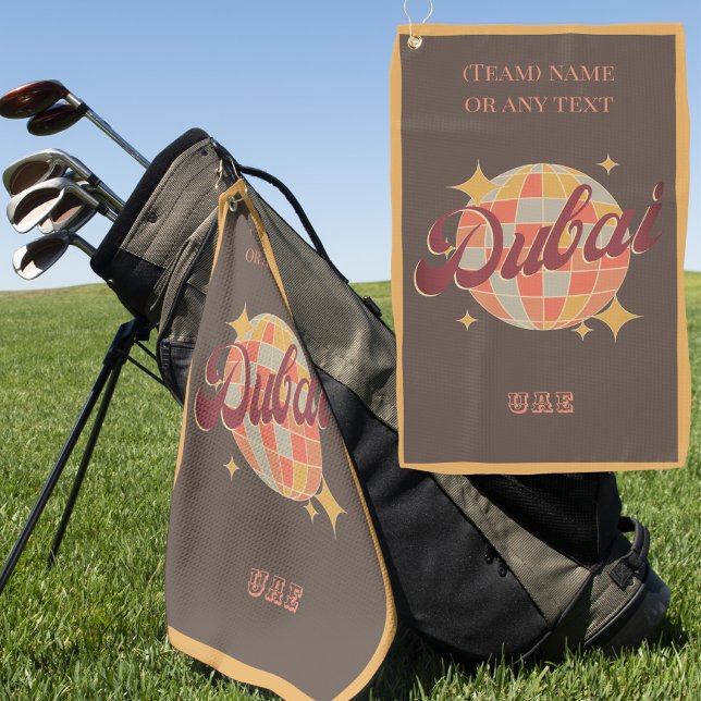Dubai VAE Golfen Golfer Golfhandtuch (Von Creator hochgeladen)
