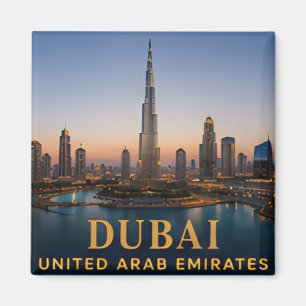Dubai VAE Luxus-Skyline Reiseziel Magnet