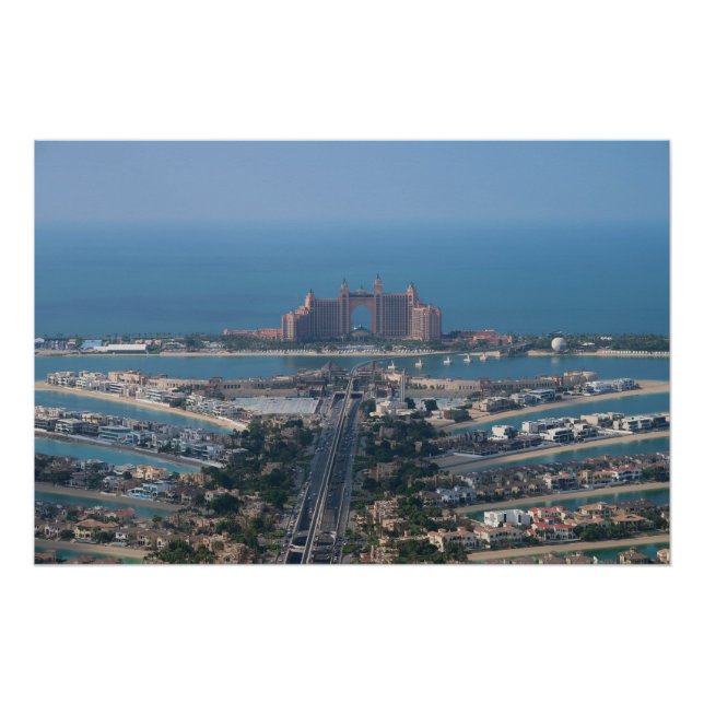 Dubai VAE Palm View Poster (Vorderseite)