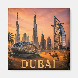 🧲 Dubai Vereinigte Arabische Emirate Reiseerinner Magnet