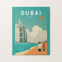 Dubai Vereinigte Arabische Emirate Retro Travel Ar