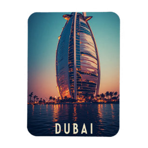 Dubai Vereinigte Arabische Emirate Skyline Luxus R Magnet