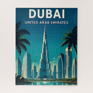 Dubai Vereinigte Arabische Emirate Skyline Wüsten