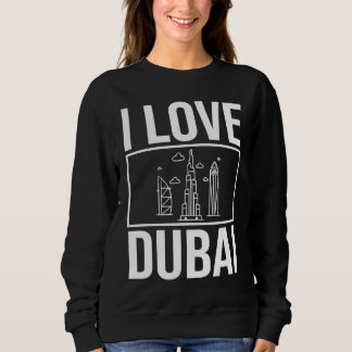 Dubai Vereinigte Arabische Emirate Uae Stadt Skyli Sweatshirt