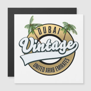 Dubai Vintag United Arab Emirates Magnetkarte
