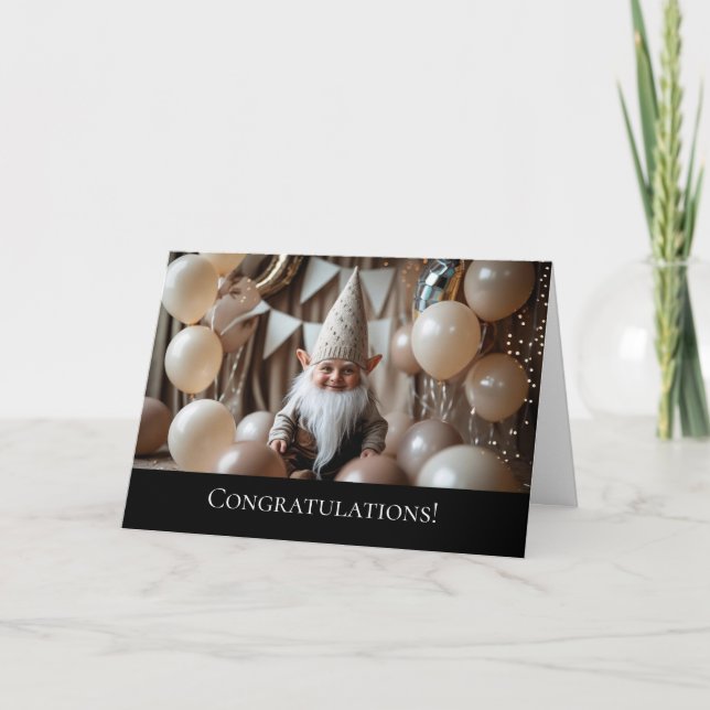 Dubbele wenskaart verjaardag karte (Vorderseite)