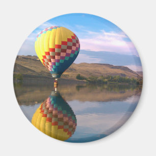 Dubble REGENBOGEN.  Heißluftballon auf dem Snake Magnet
