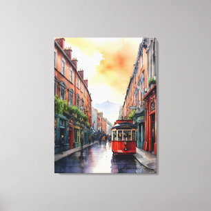 Dublin Aqucolor Art Leinwanddruck