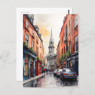 Dublin Aqucolor Art Postkarte