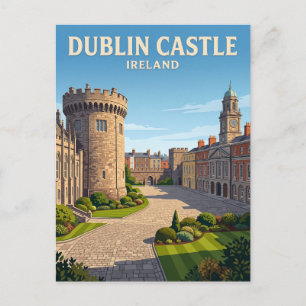 Dublin Castle Irland Postkarte