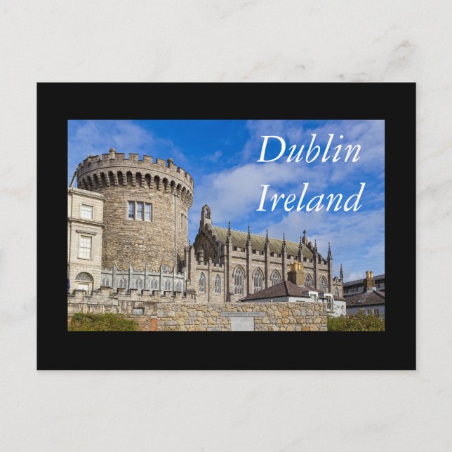 Dublin Castle, Irland Postkarte (Vorderseite)