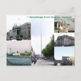 Dublin City Irland Sehenswürdigkeiten Postkarte
