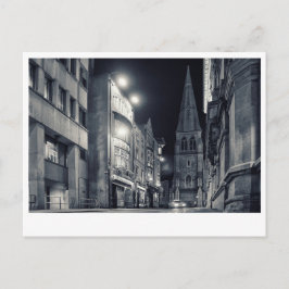 Dublin City Night Postkarte