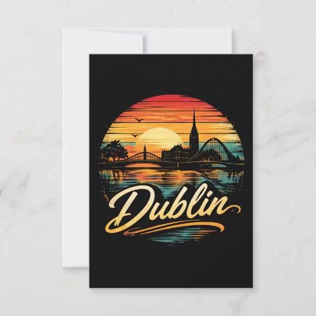 Dublin Dankeskarte (Vorderseite)