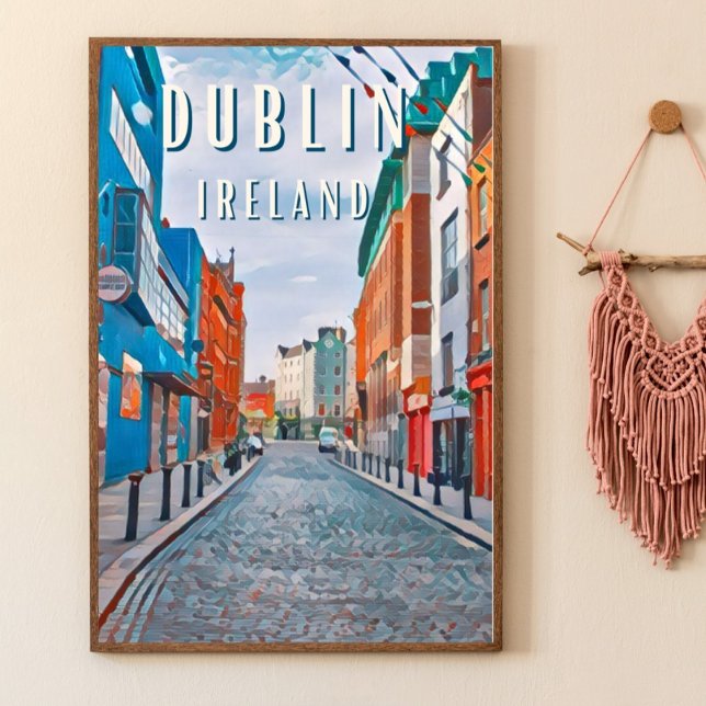 Dublin, die Stadt der irischen Traditionen Poster (Dublin, la ville des traditions irlandaises)
