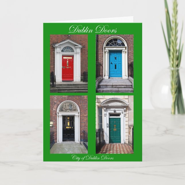 Dublin Doors Karte (Vorderseite)