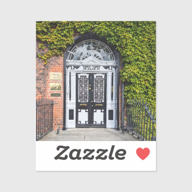 Dublin Georgian Door Aufkleber (Blatt)