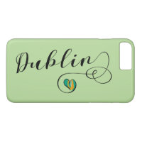 Dublin Heart Cell Phone Case, Irland