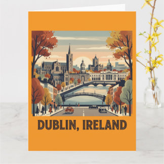 Dublin im Herbst Karte
