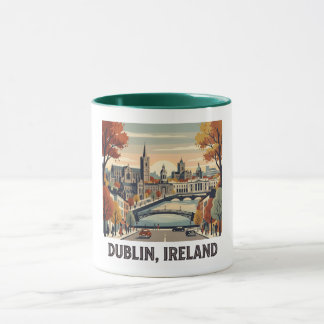 Dublin im Herbst Tasse