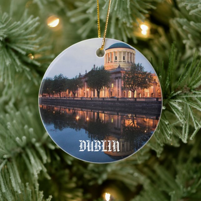 Dublin Ireland Christmas Ornament (Baum)